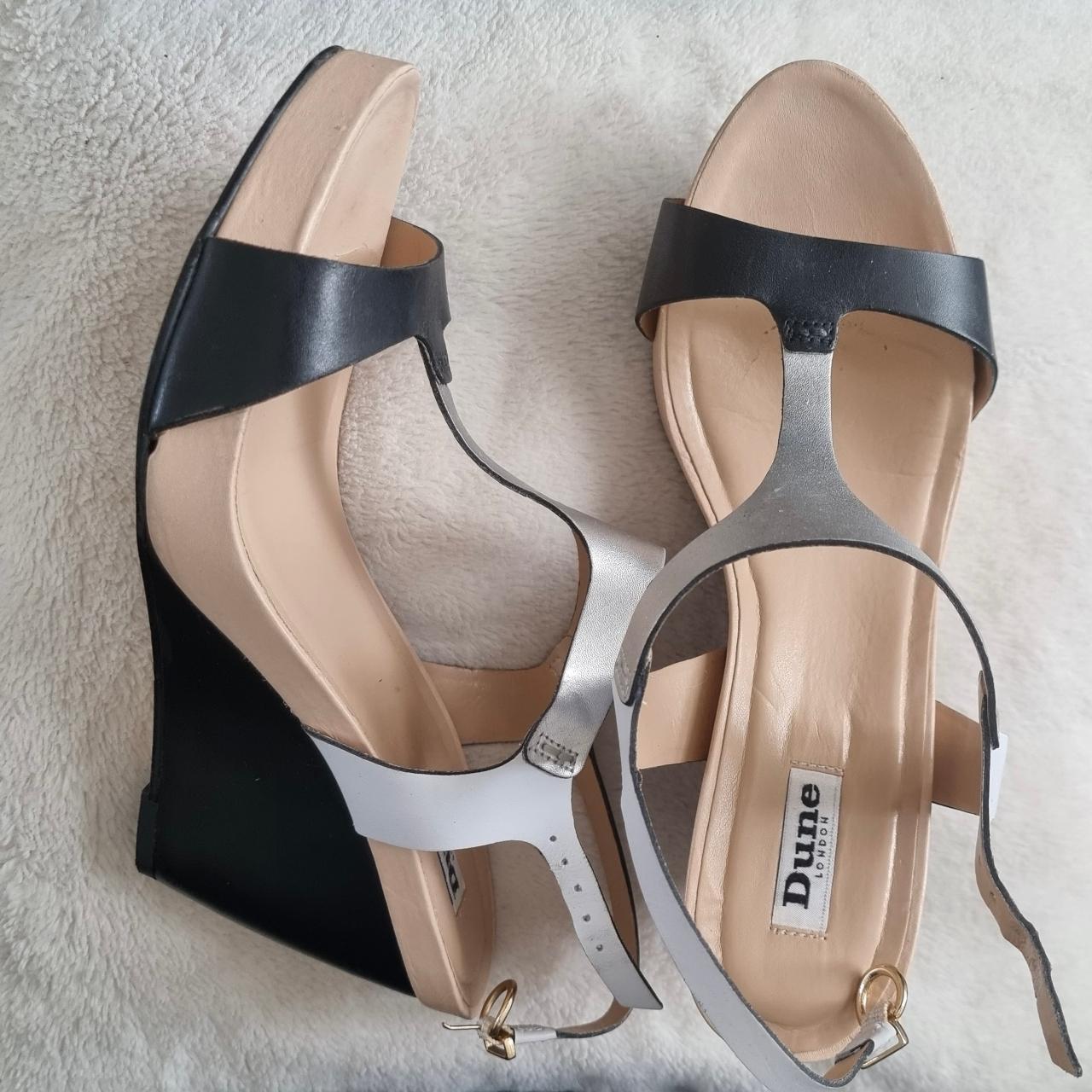 Location Black, Padded Flatform Sandals | Dune London