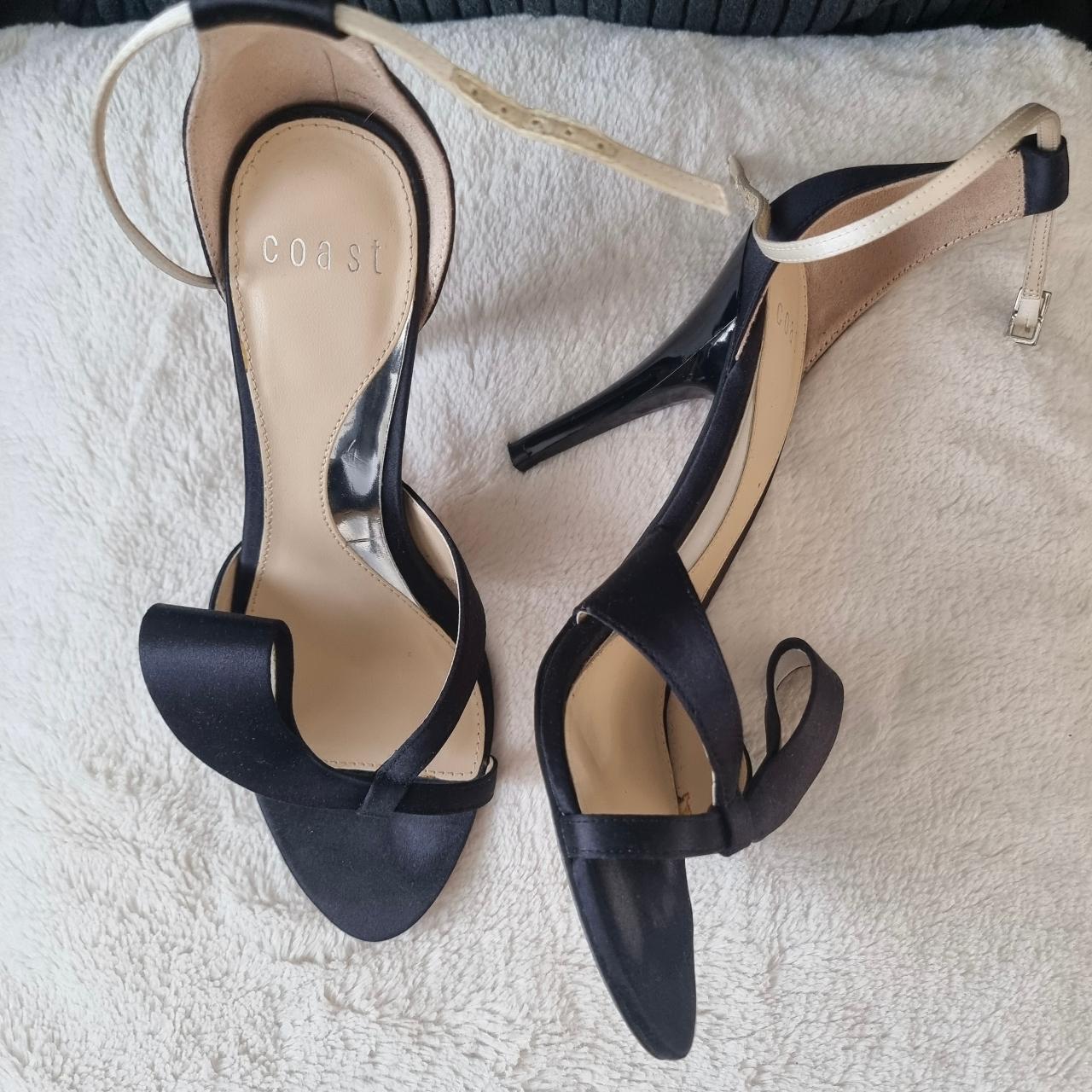 WOMEN'S HEELS COAST FAUX LEATHER HEELS SIZE UK... - Depop