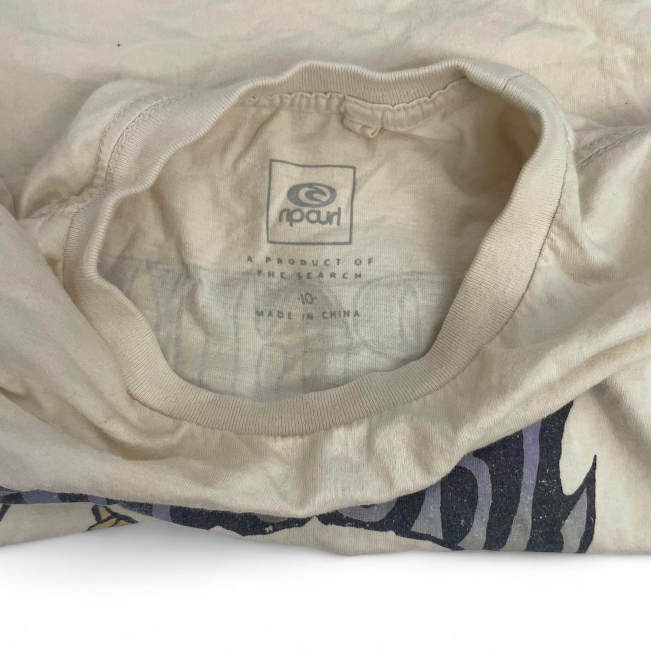 Rip Curl Women's T-shirt - Cream/Blue – Rip Curl … - image 5