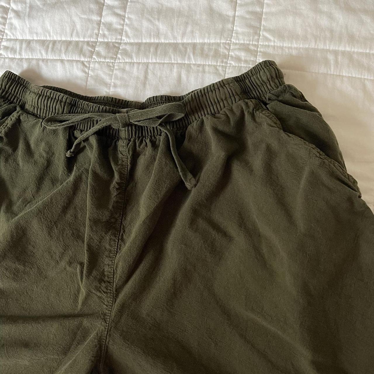 Erika & Co. Women's Green Shorts | Depop