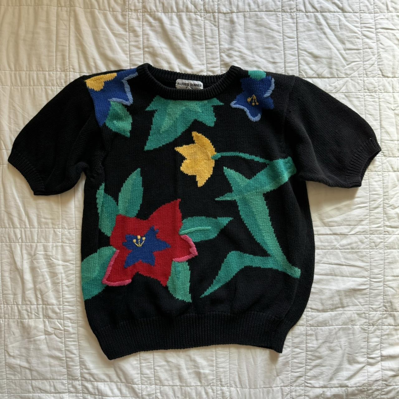 Popular Vintage Alfred Dunner Floral Sweater