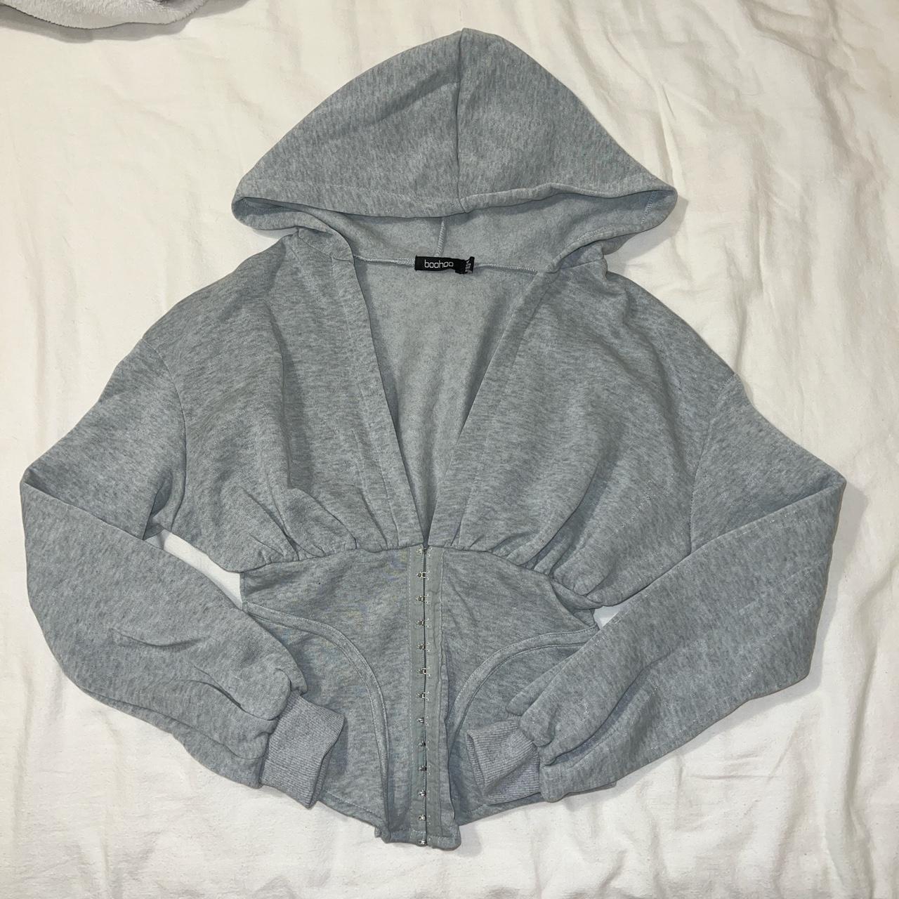 Gray underbrush Corset Hoodie