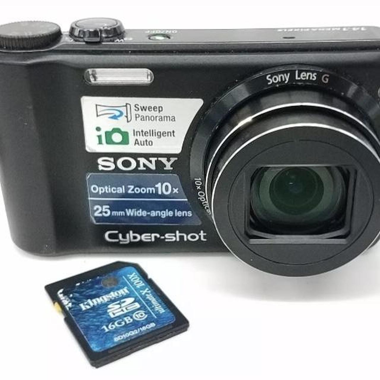 Sony Cyber-Shot DSC-H55 top 14.1MP Digital Camera - Black