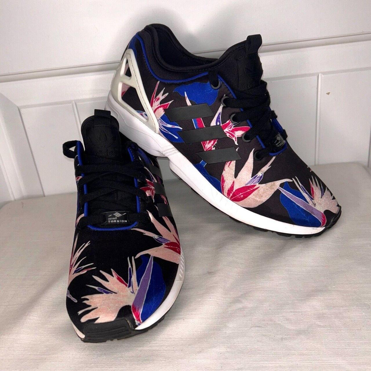 Adidas floral fashion trainers