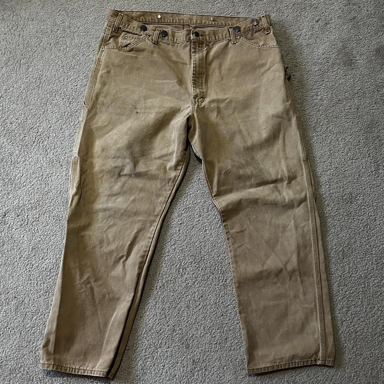 Baggy 38x30 dickies carpenters pants #vintage... - Depop