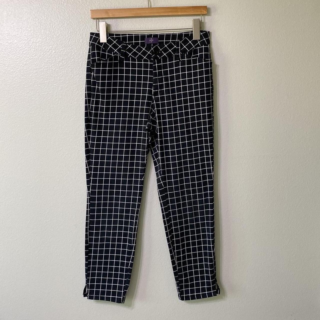 Nydj plaid pants sale