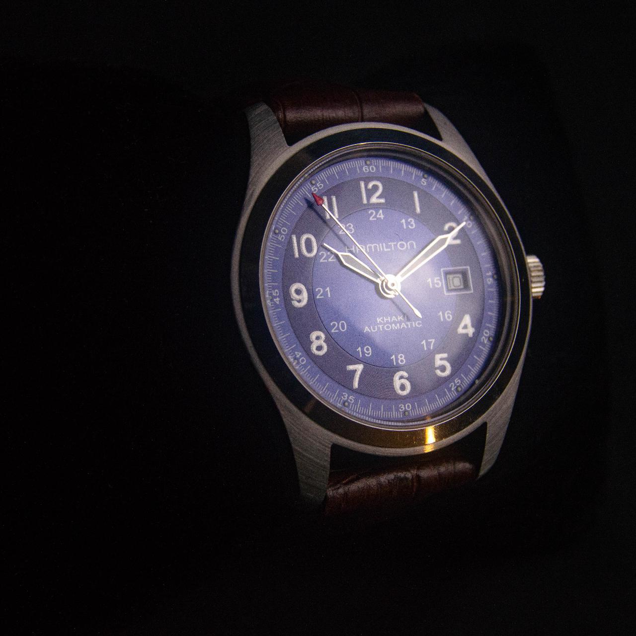 Hamilton Watch Company Men's Blue Watch