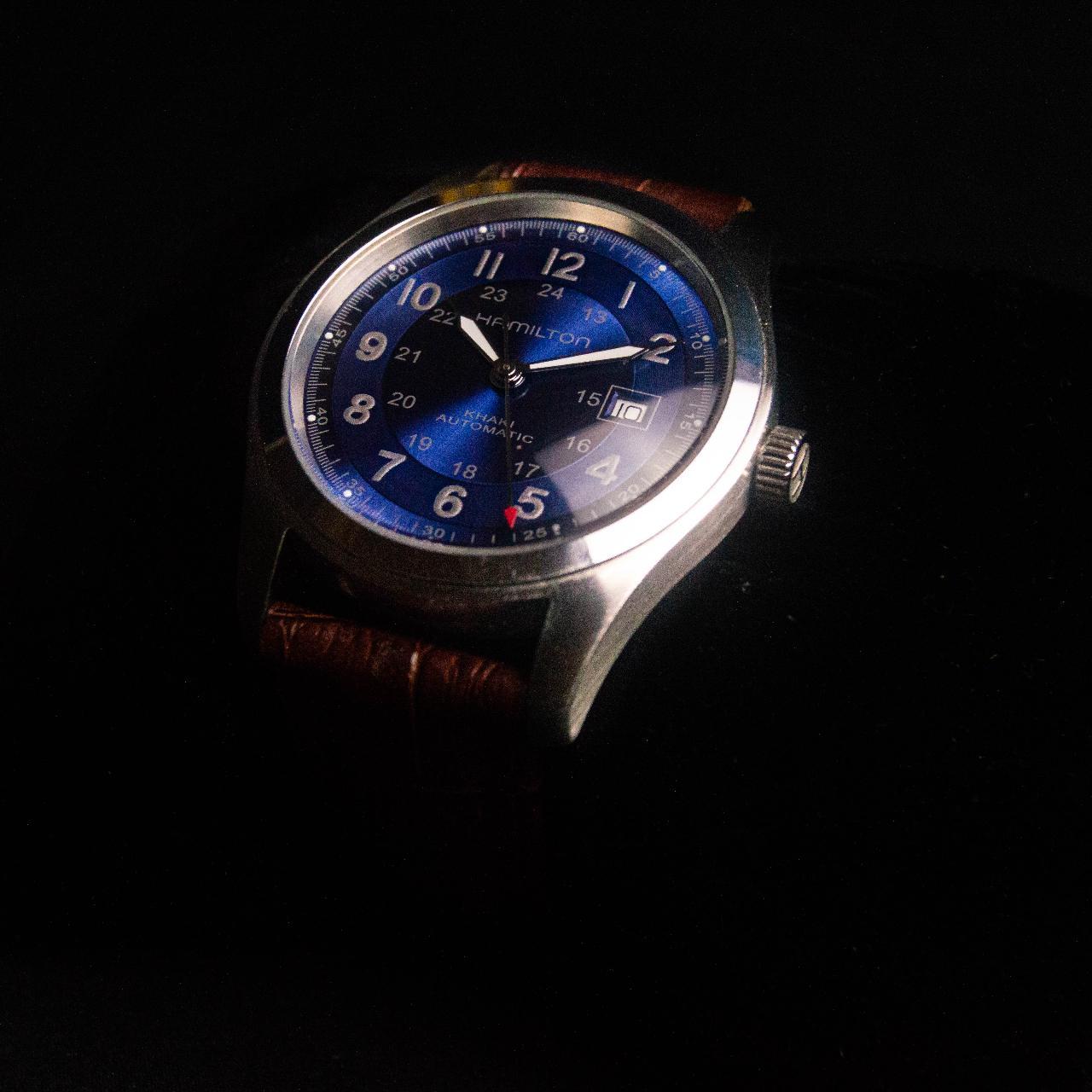 Hamilton Watch Company Men's Blue Watch (2)
