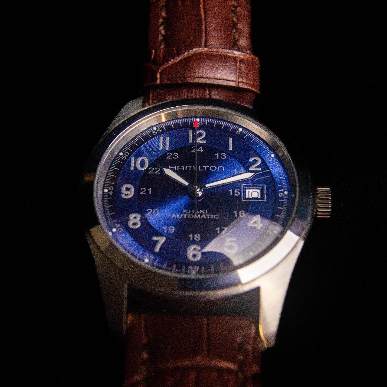 Hamilton Watch Company Men's Blue Watch (3)