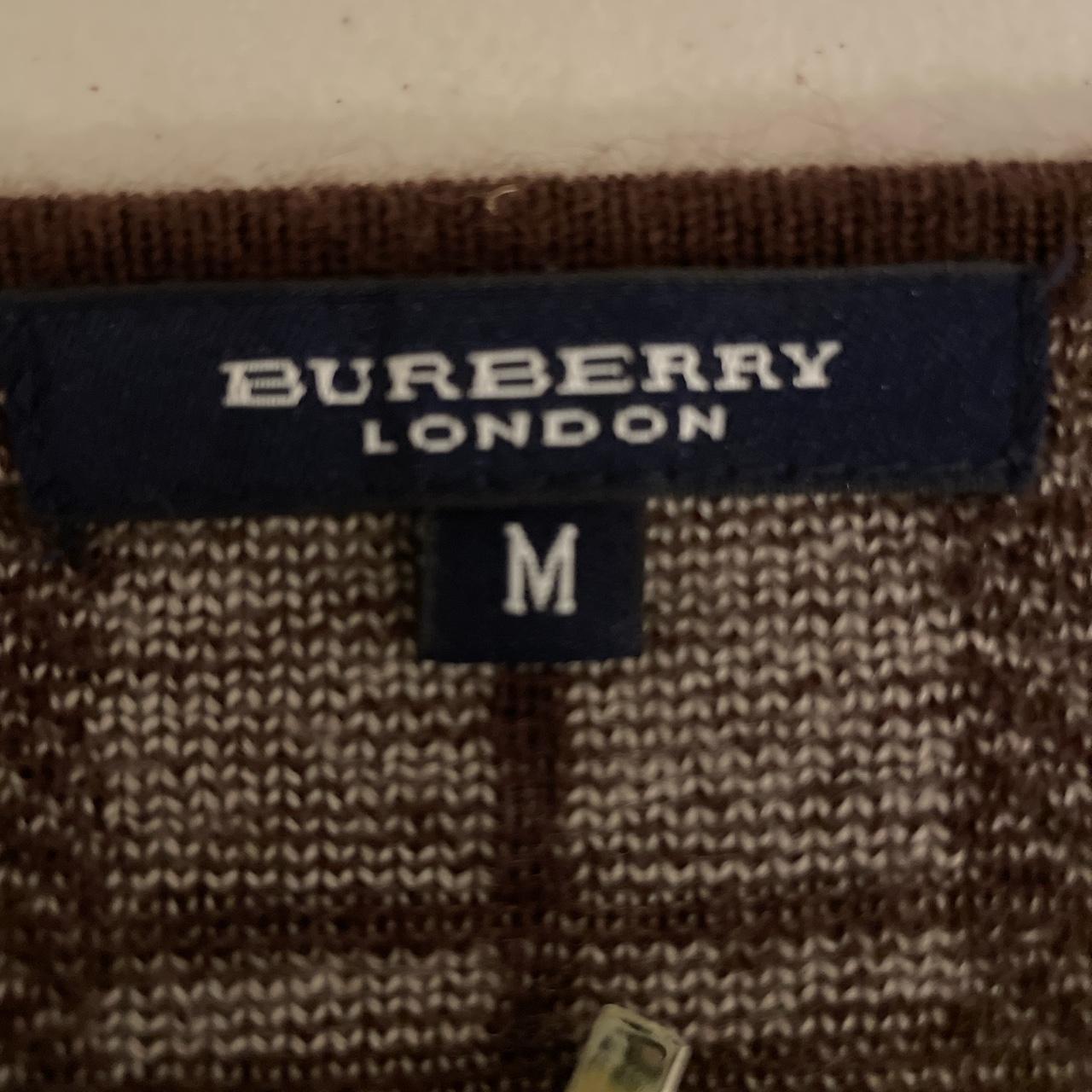 Rare Vintage Burberry zip-up Sweater -unsure of... - Depop