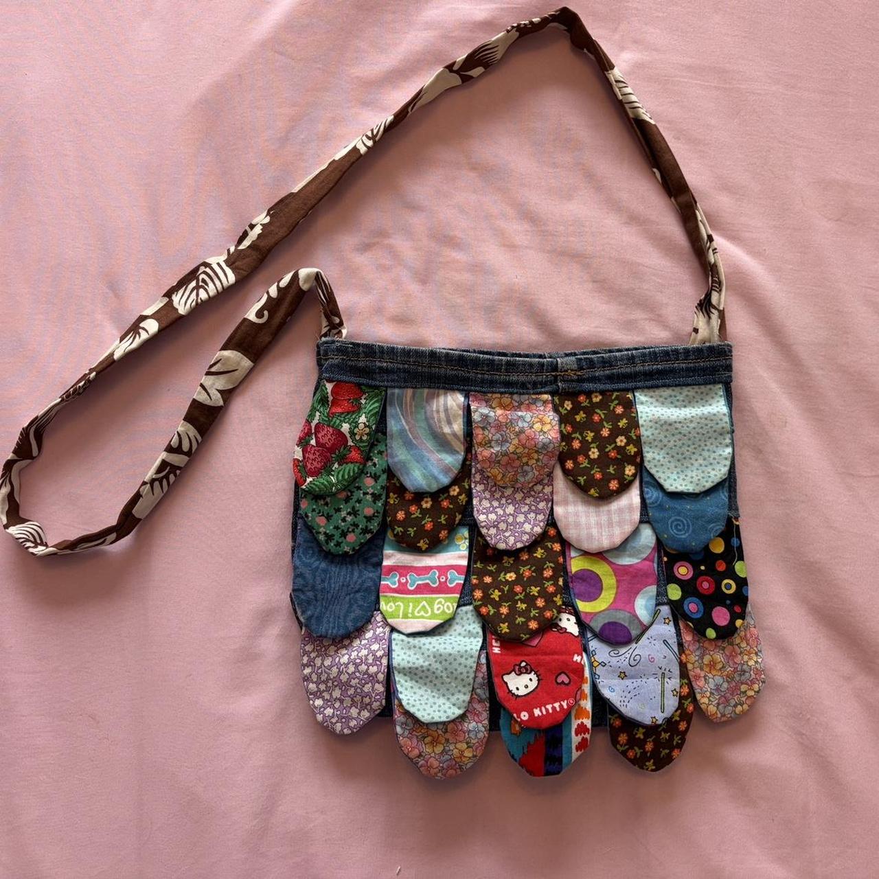 Women's Bag - Multi/Blue – Handmade patchwork bag… - image 1