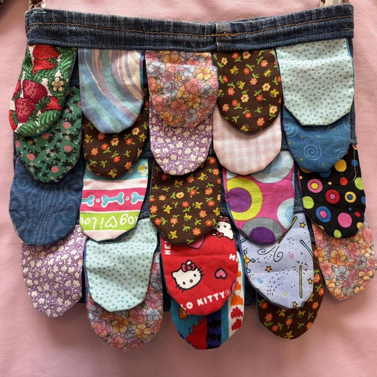 Women's Bag - Multi/Blue – Handmade patchwork bag… - image 2