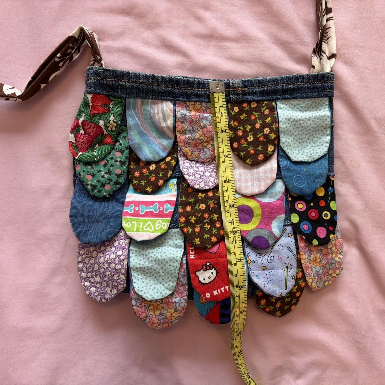 Women's Bag - Multi/Blue – Handmade patchwork bag… - image 5