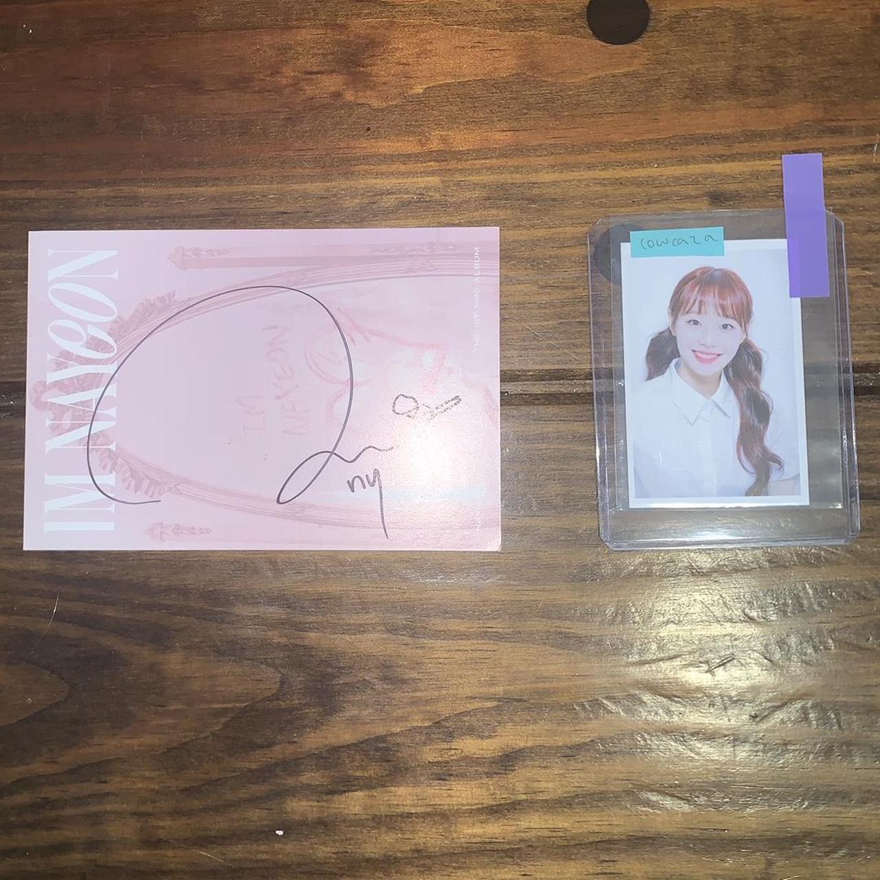 Twice Im Nayeon factory Debut Solo Album + Signed Postcard Twiceshop