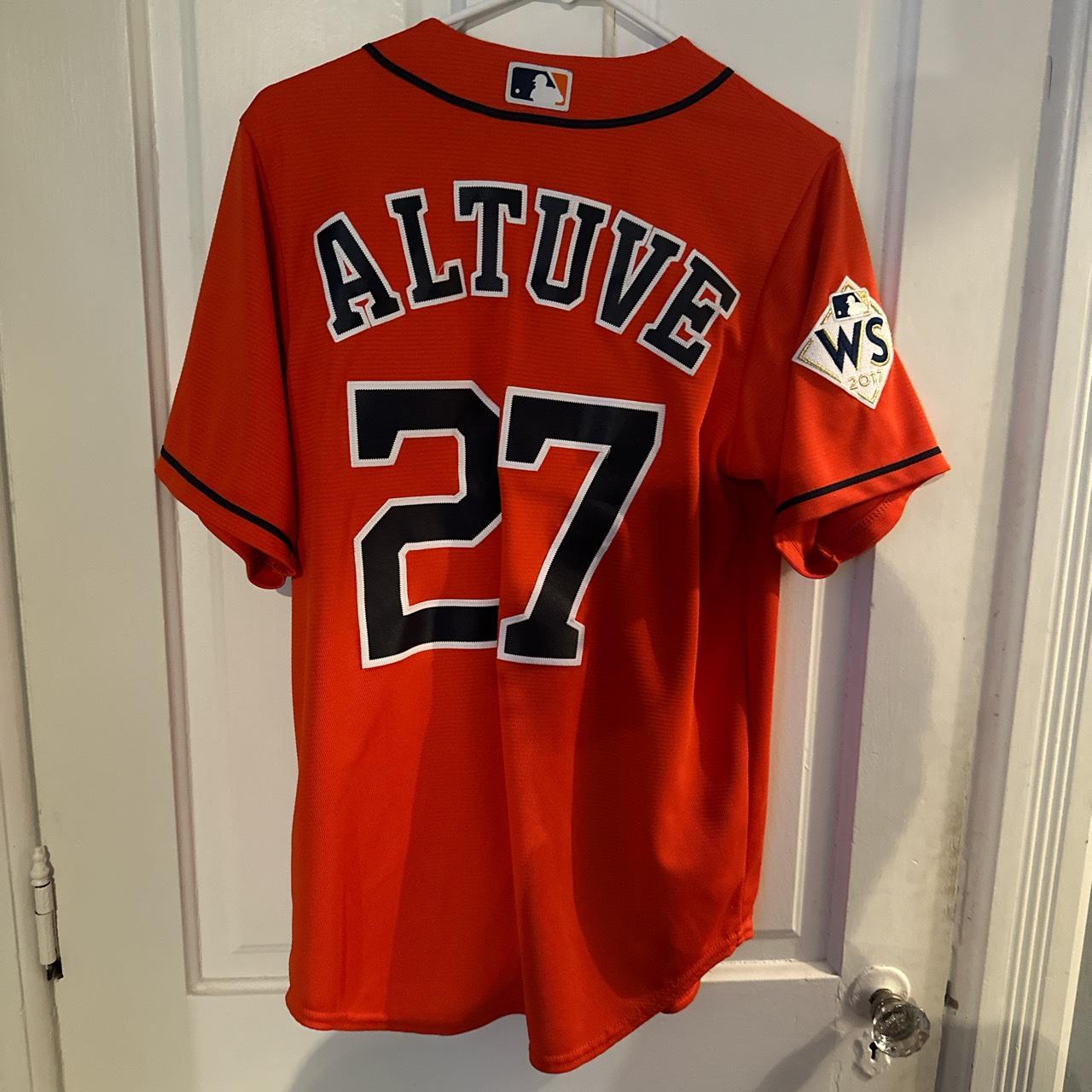 Houston Astros Jose Altuve Majestic Authentic World - Depop