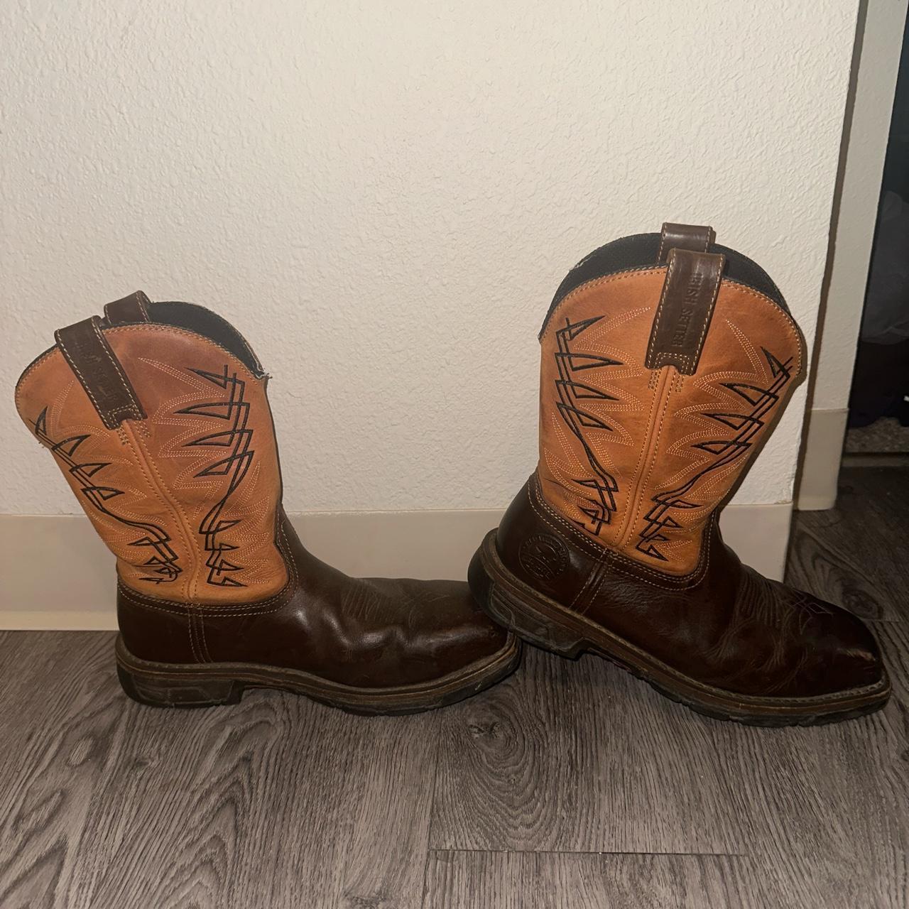 Irish setter deals cowboy work boots