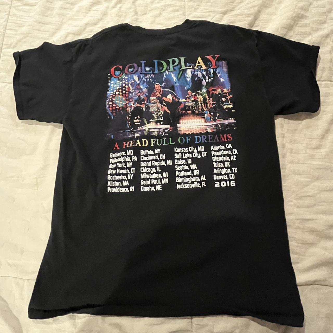 Coldplay 'A head full of dreams' 2016 Tour shirt - Depop