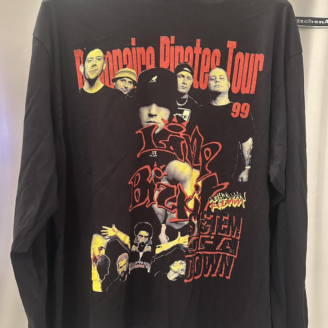 Men's T-shirt - Black - XL – 1999 Limp Bizkit Billion… - Gem