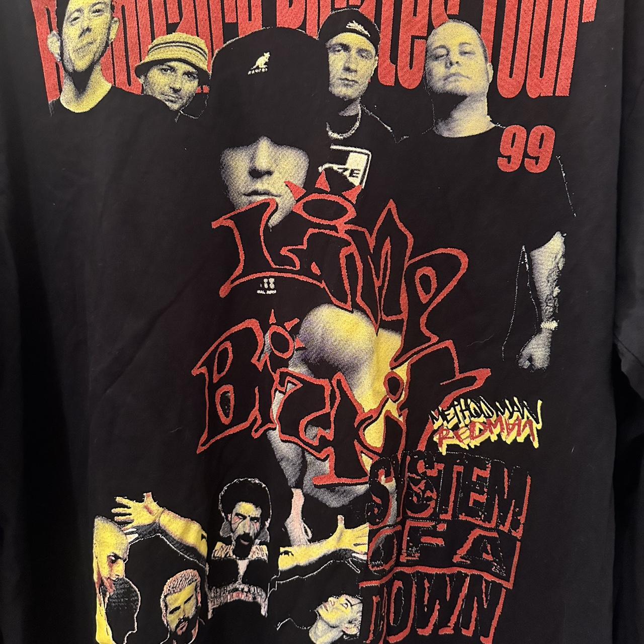 Men's T-shirt - Black - XL – 1999 Limp Bizkit Billion… - Gem