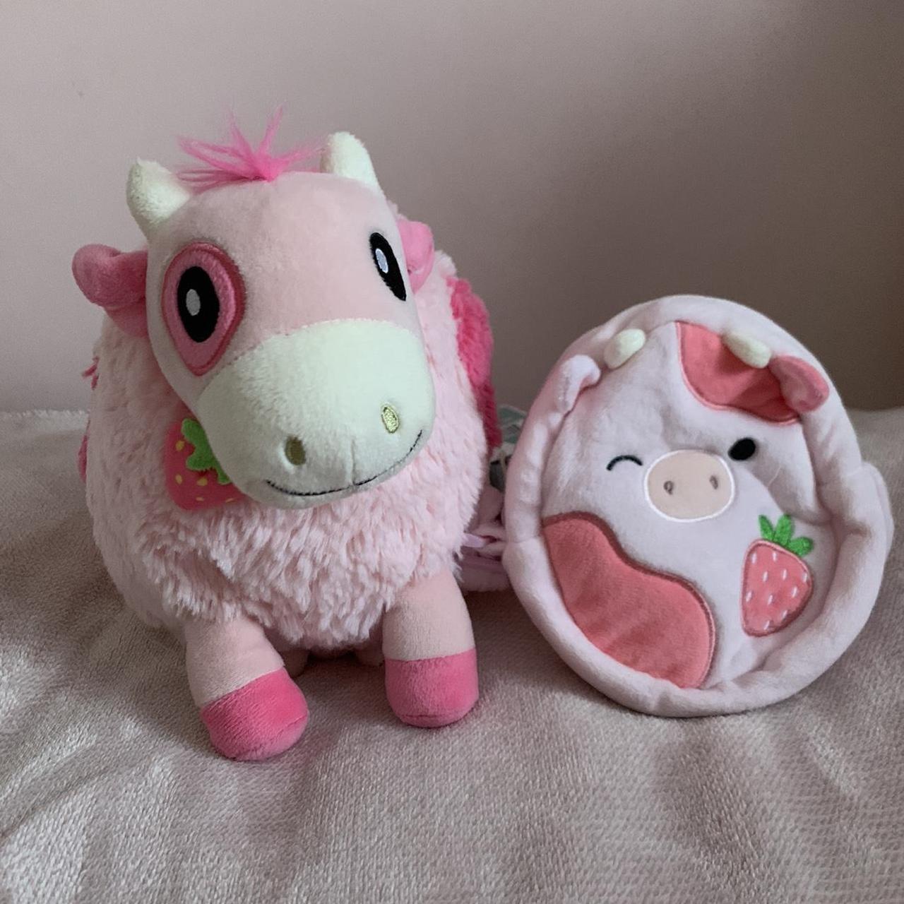 Squishmallow pink Cow popular Bundle