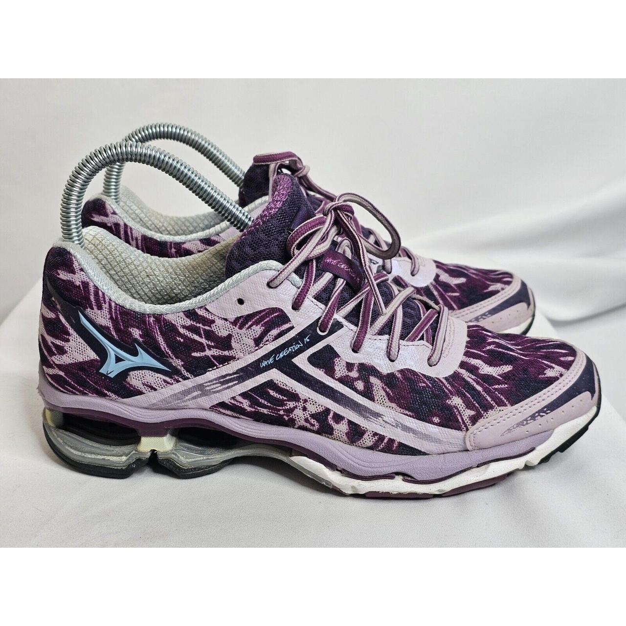 Mizuno Wave Creation 15 Womens Size 8 Purple. Depop