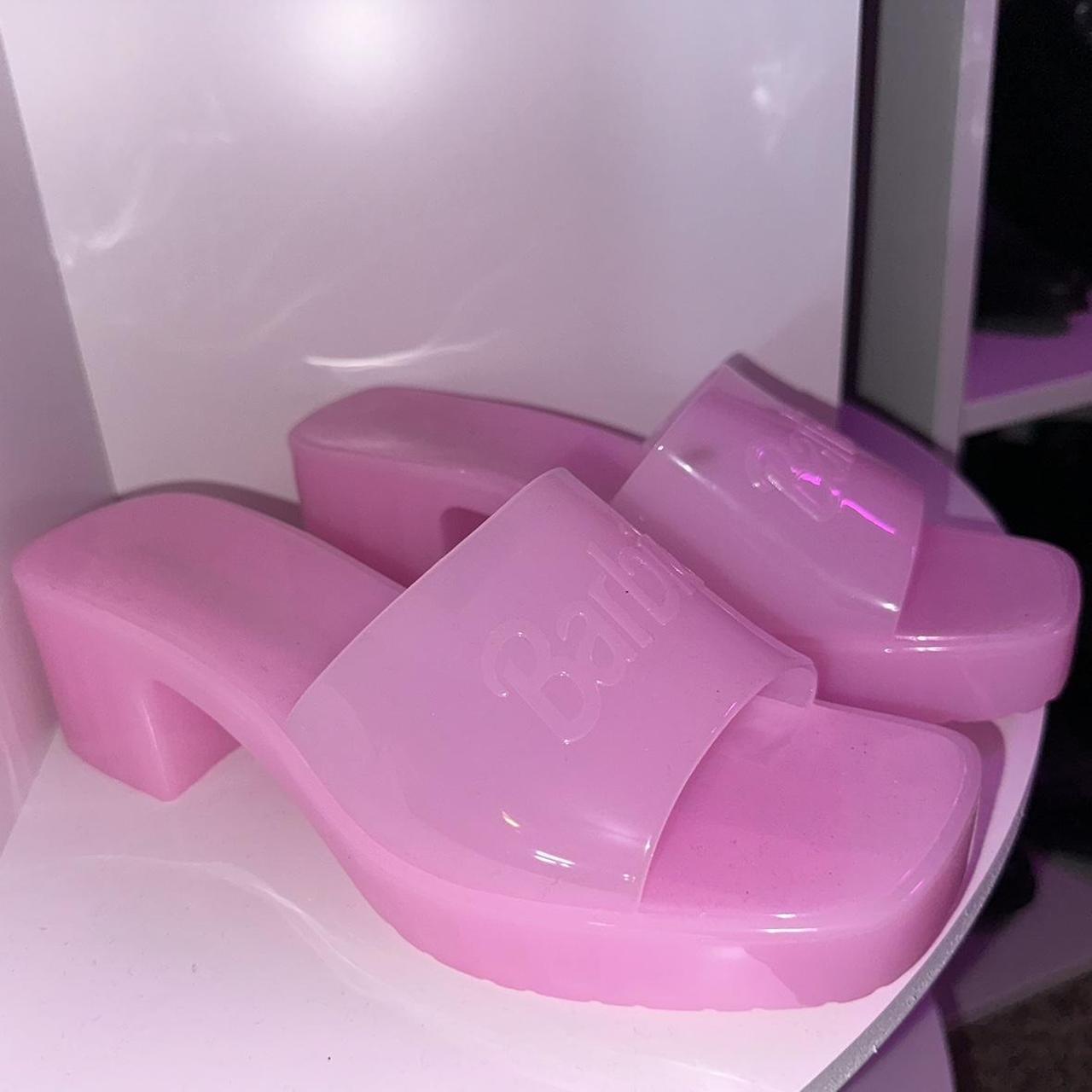 Barbie Pink Jelly Heels sold