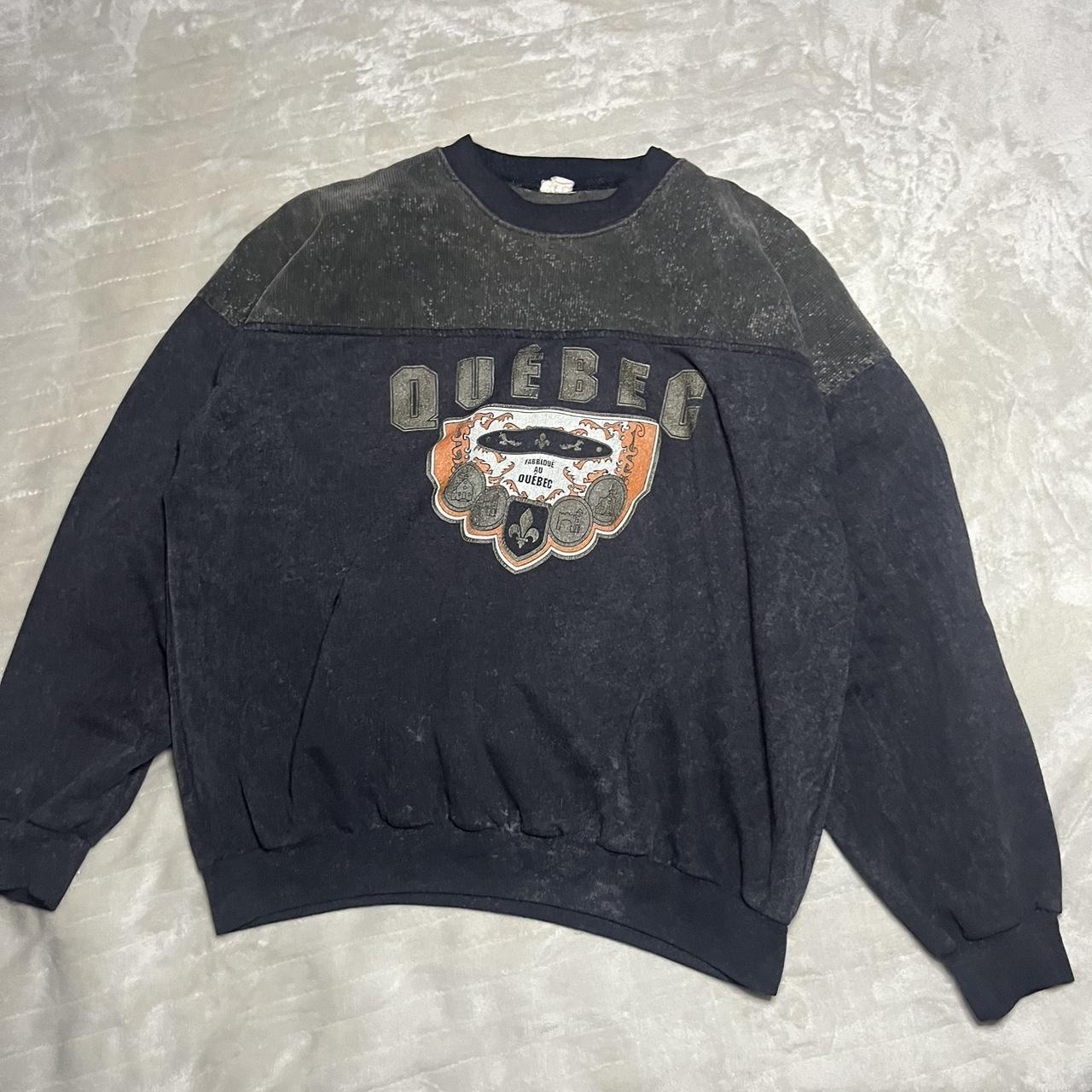 Quebec crewneck no tag but fits like a size large Depop
