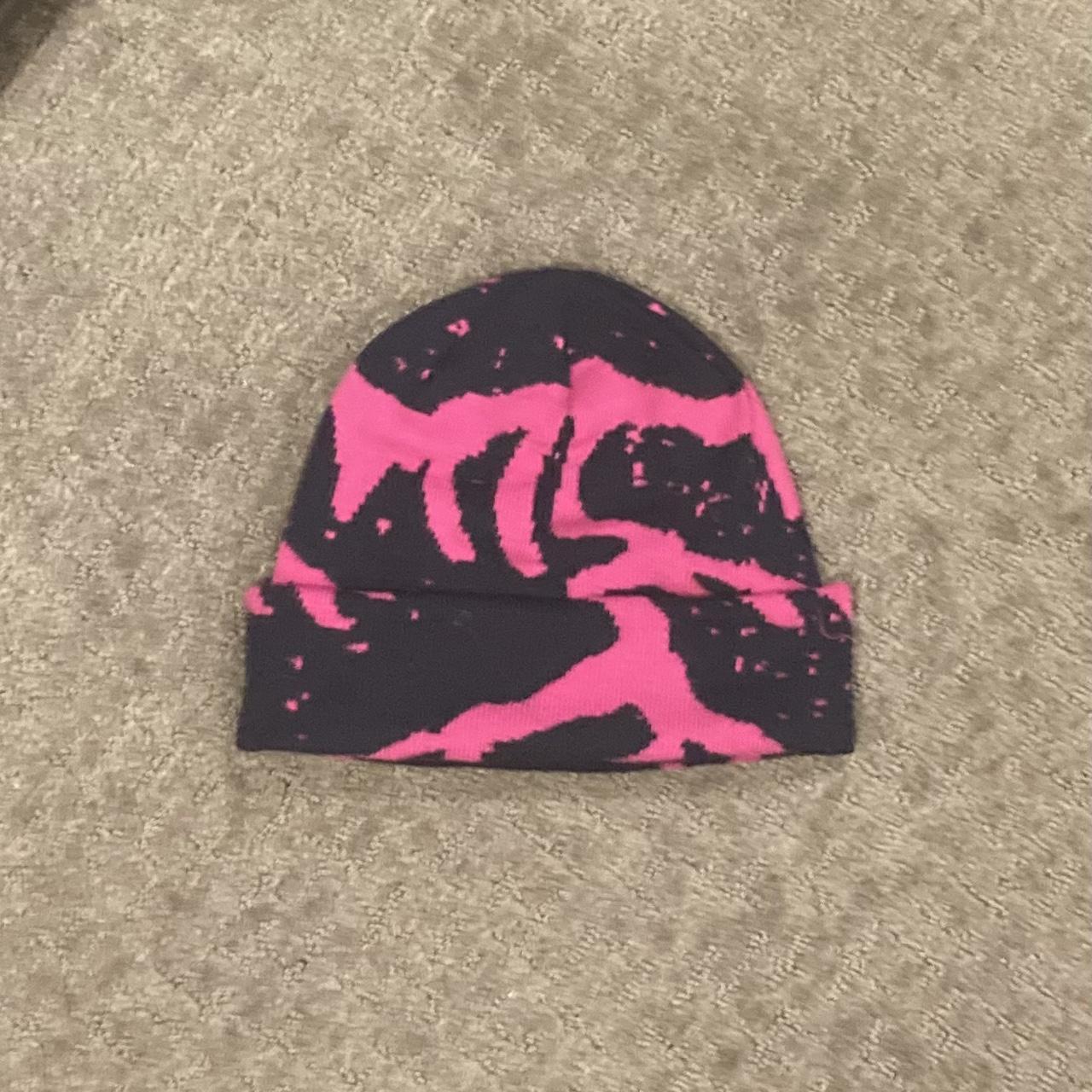Arc'teryx Men's Pink and Black Hat | Depop