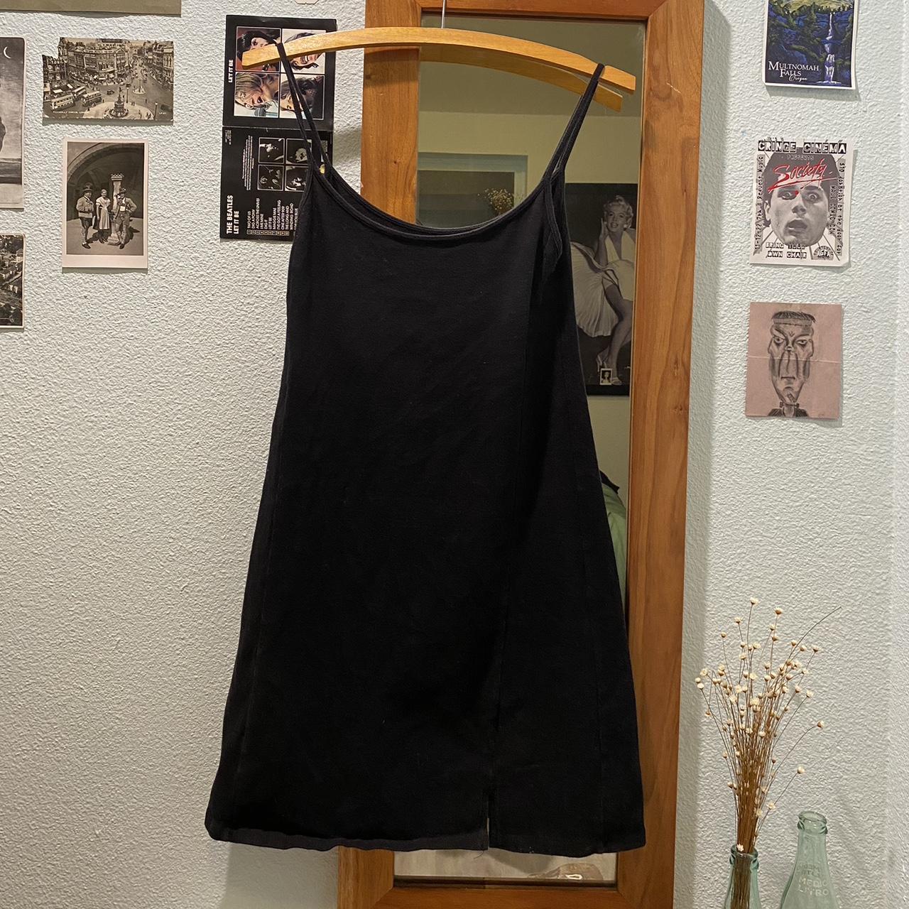 Brandy Melville black dress worn once no flaws... Depop