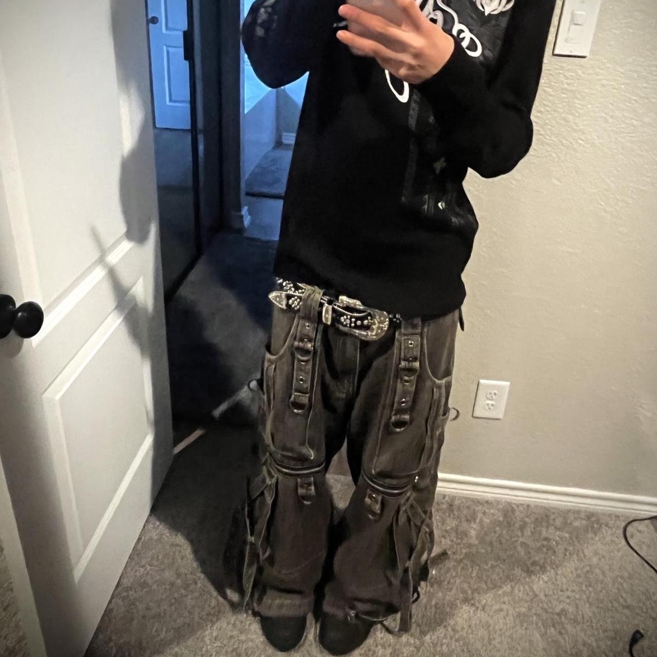 X-Strap tripps Size:M #tripps #jnco #grunge #xstrap | Depop