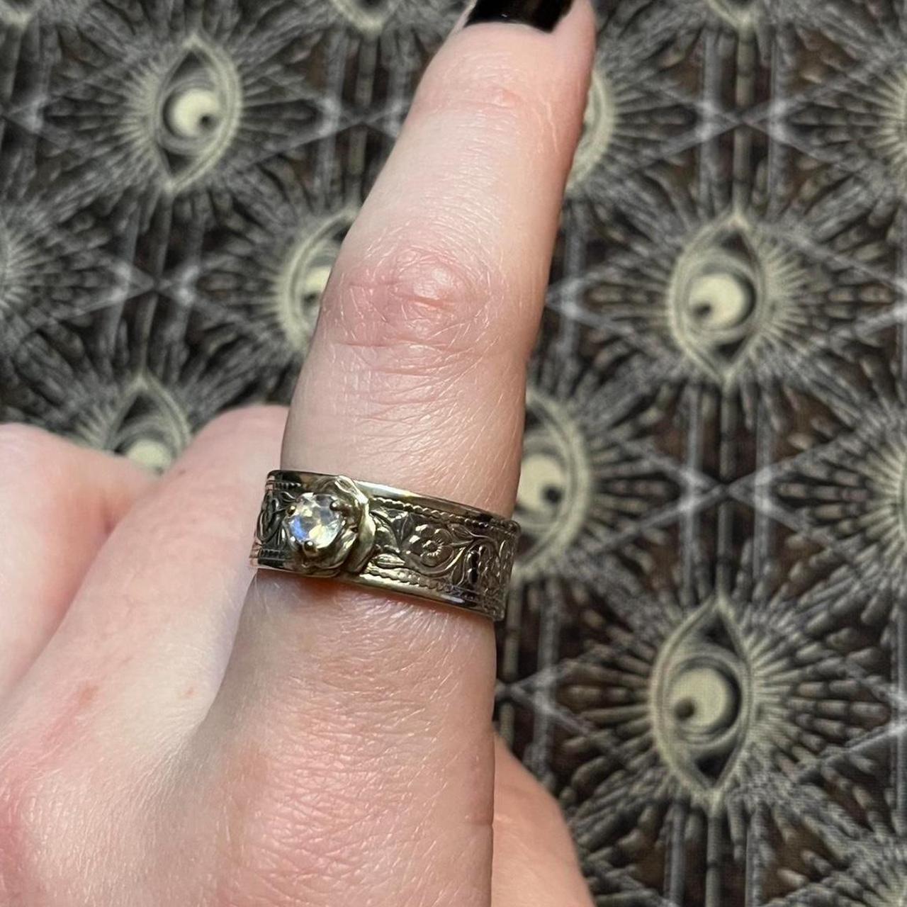 Custom Women's Ring - Silver/Multi – White silver… - image 2