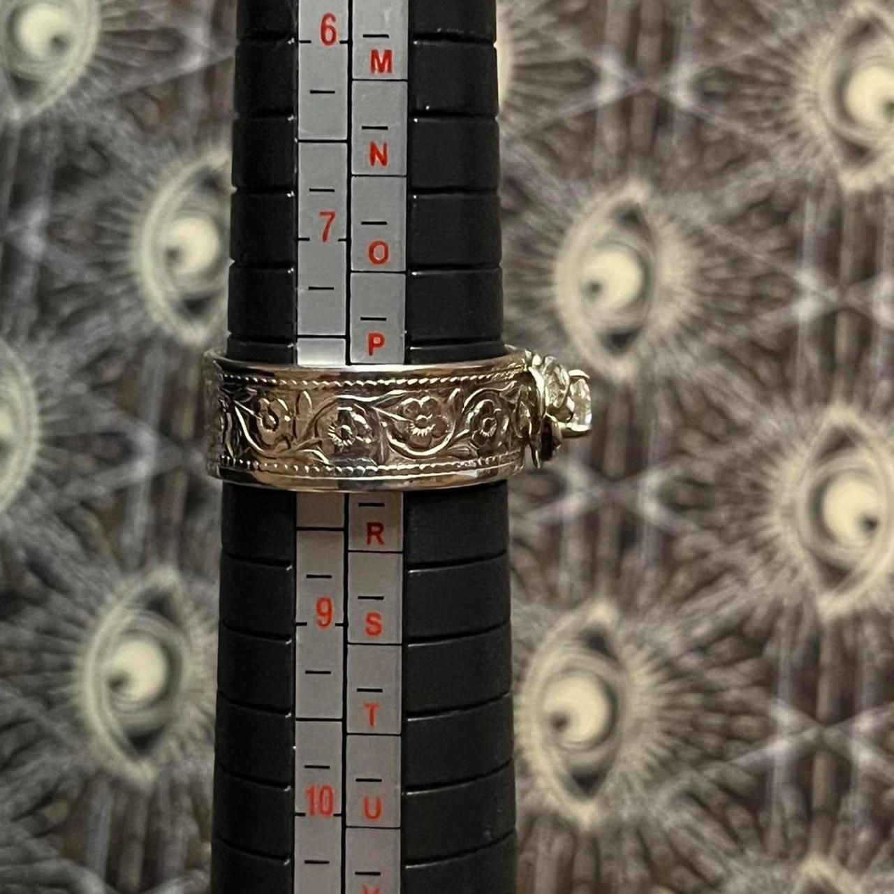 Custom Women's Ring - Silver/Multi – White silver… - image 3