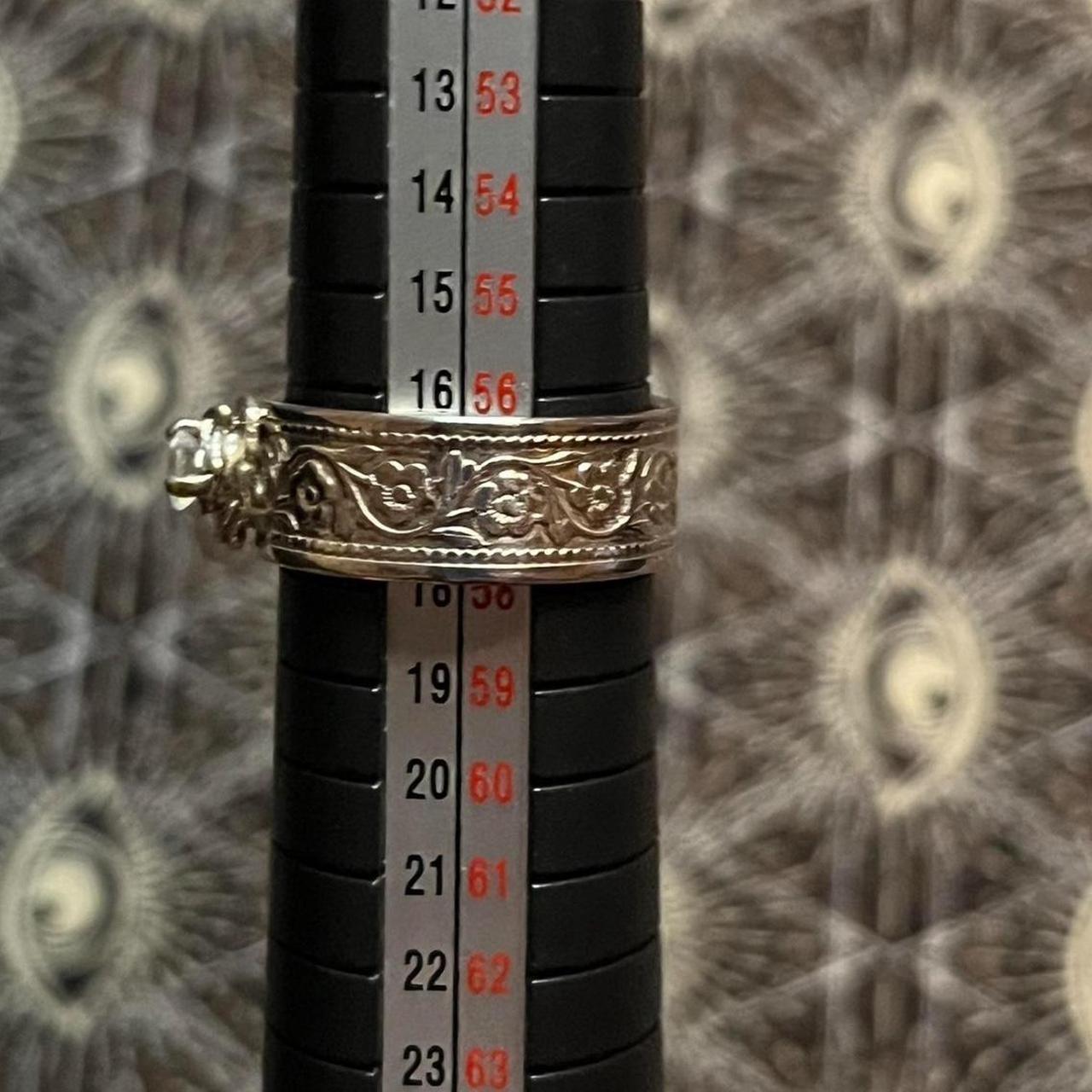 Custom Women's Ring - Silver/Multi – White silver… - image 4