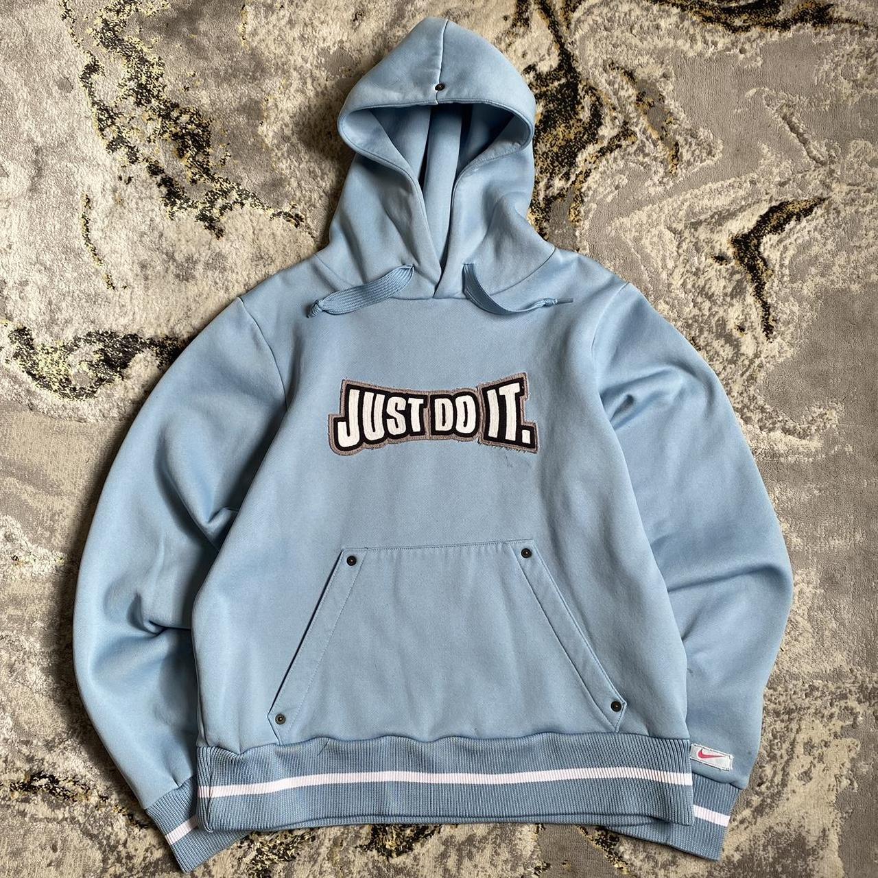 nike just do it embroidered hoodie