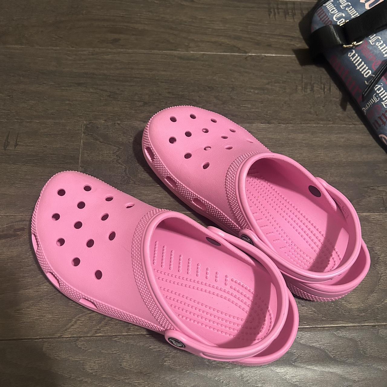 pink crocs - Depop