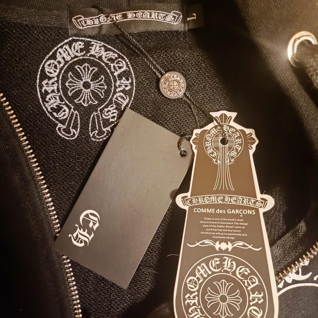 chrome hearts zip up jacket