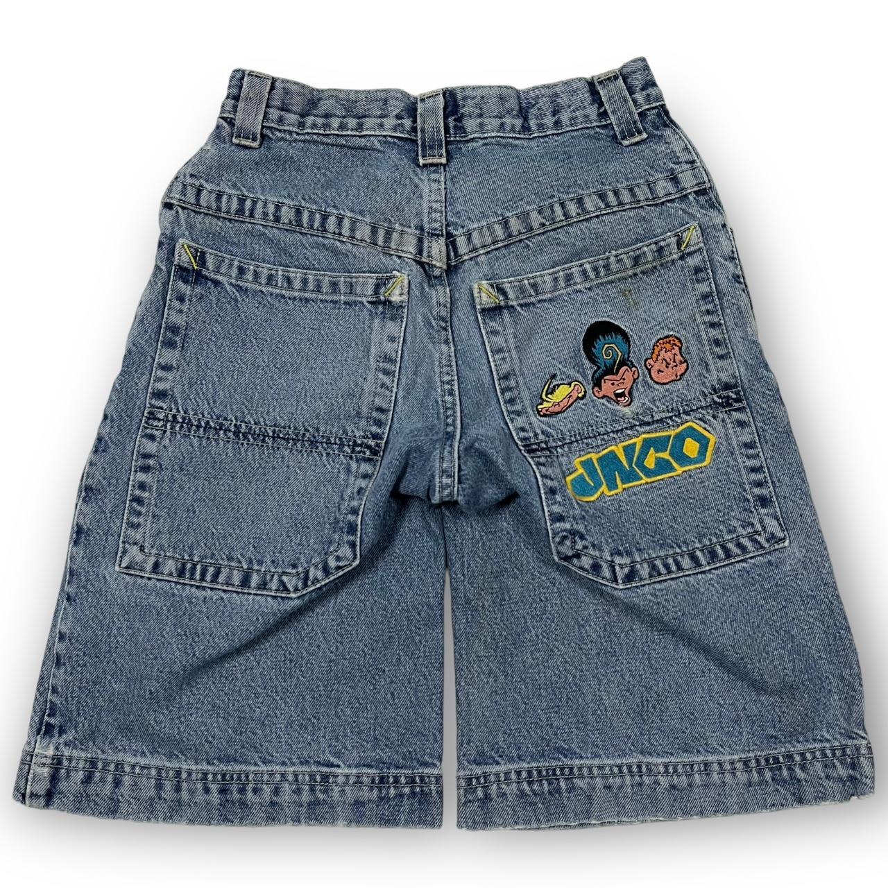 JNCO vintage skater hip-hop baggy bolo jorts... - Depop