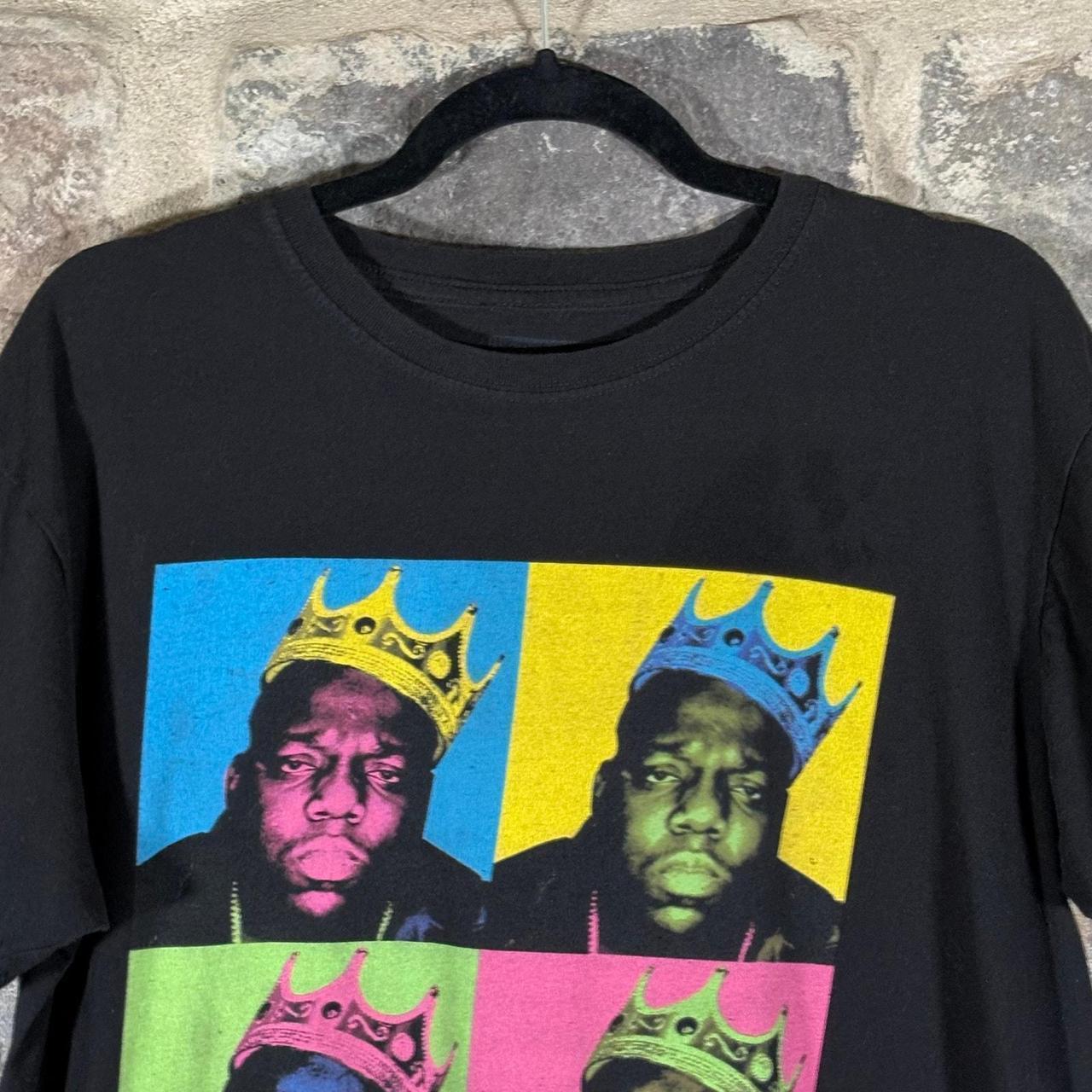 Preloved Men's T-shirt - Black/Blue - L – The Not… - image 3