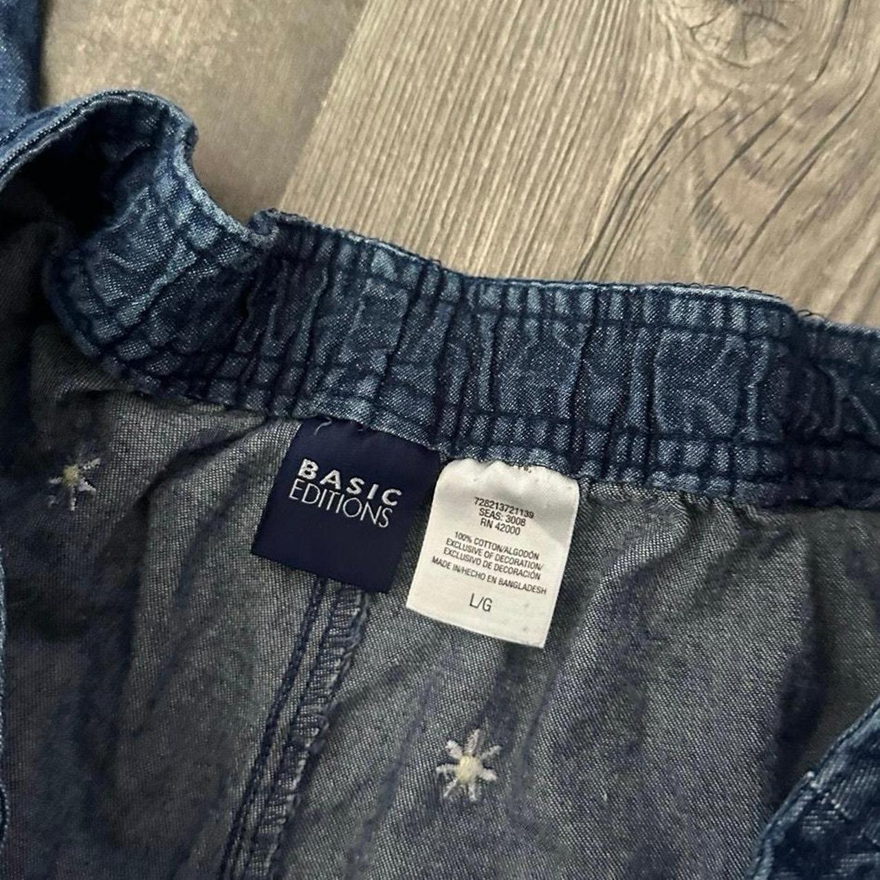 Basic Editions Women's Pants - Blue - L – basic e… - image 3