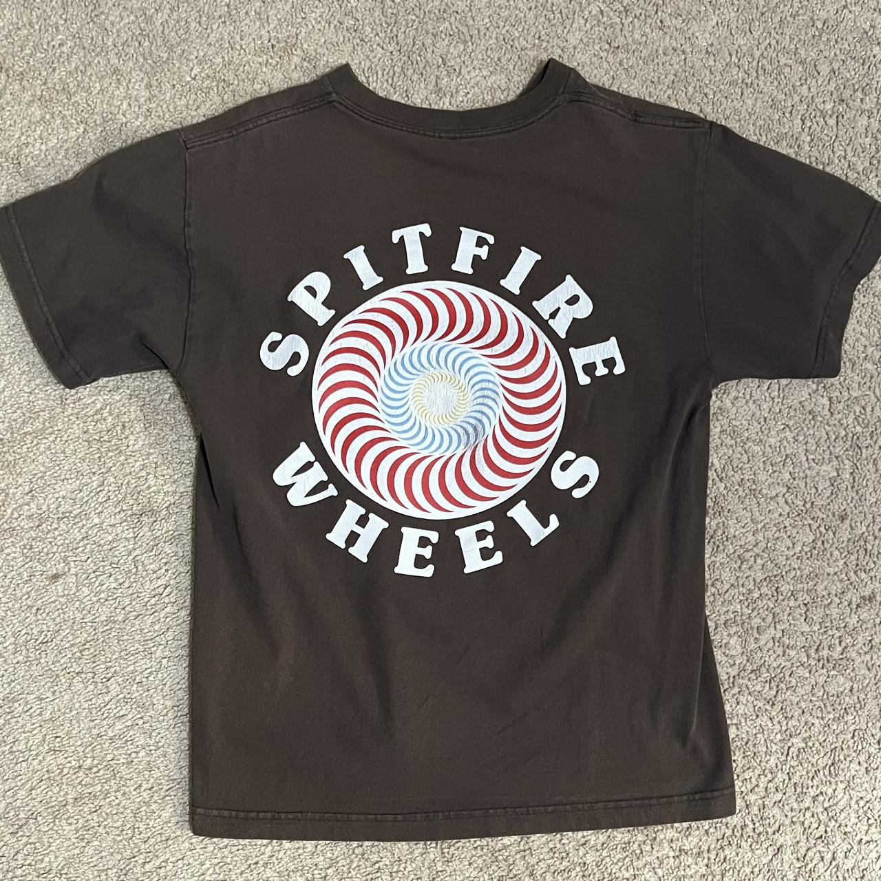 Spitfire shirt classic graphic cracking and a little... - Depop