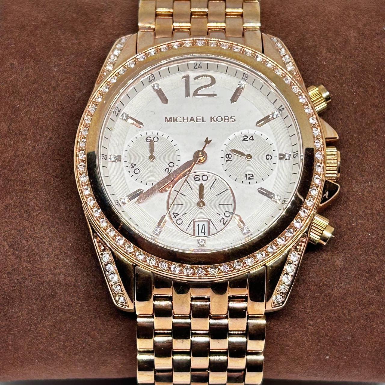 Mk5836 rose gold watch sale