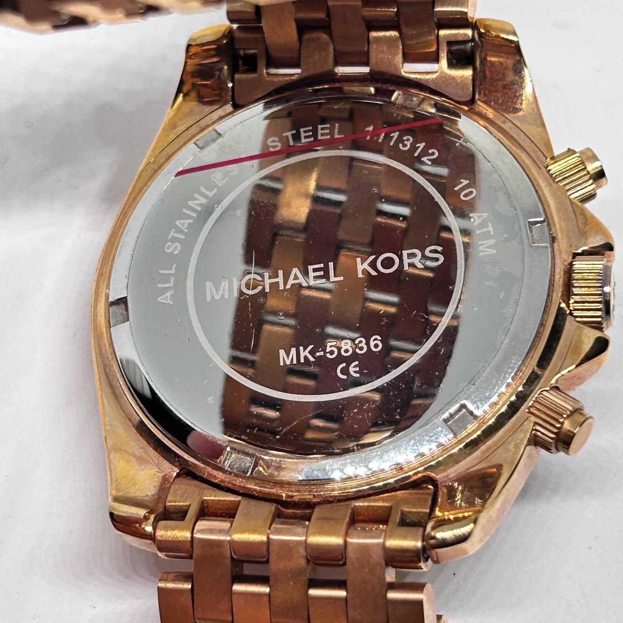 Mk5836 rose on sale gold watch