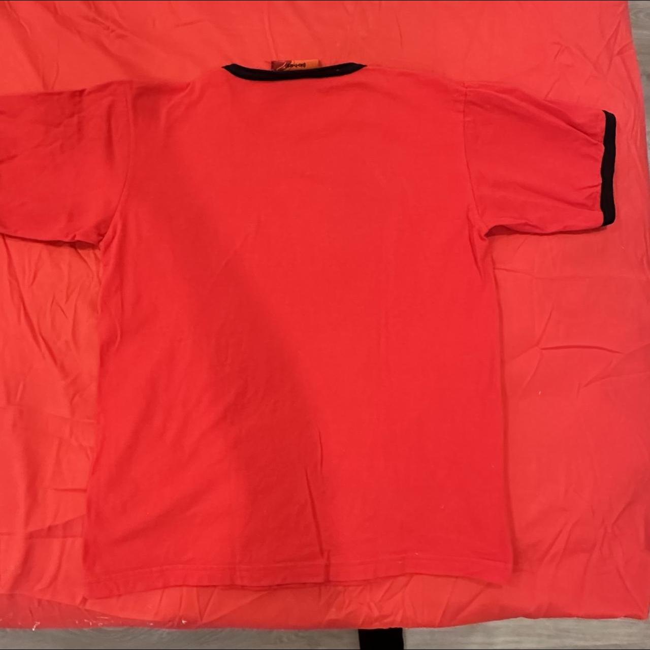 Billieblush Men's Red and Black T-shirt (2)