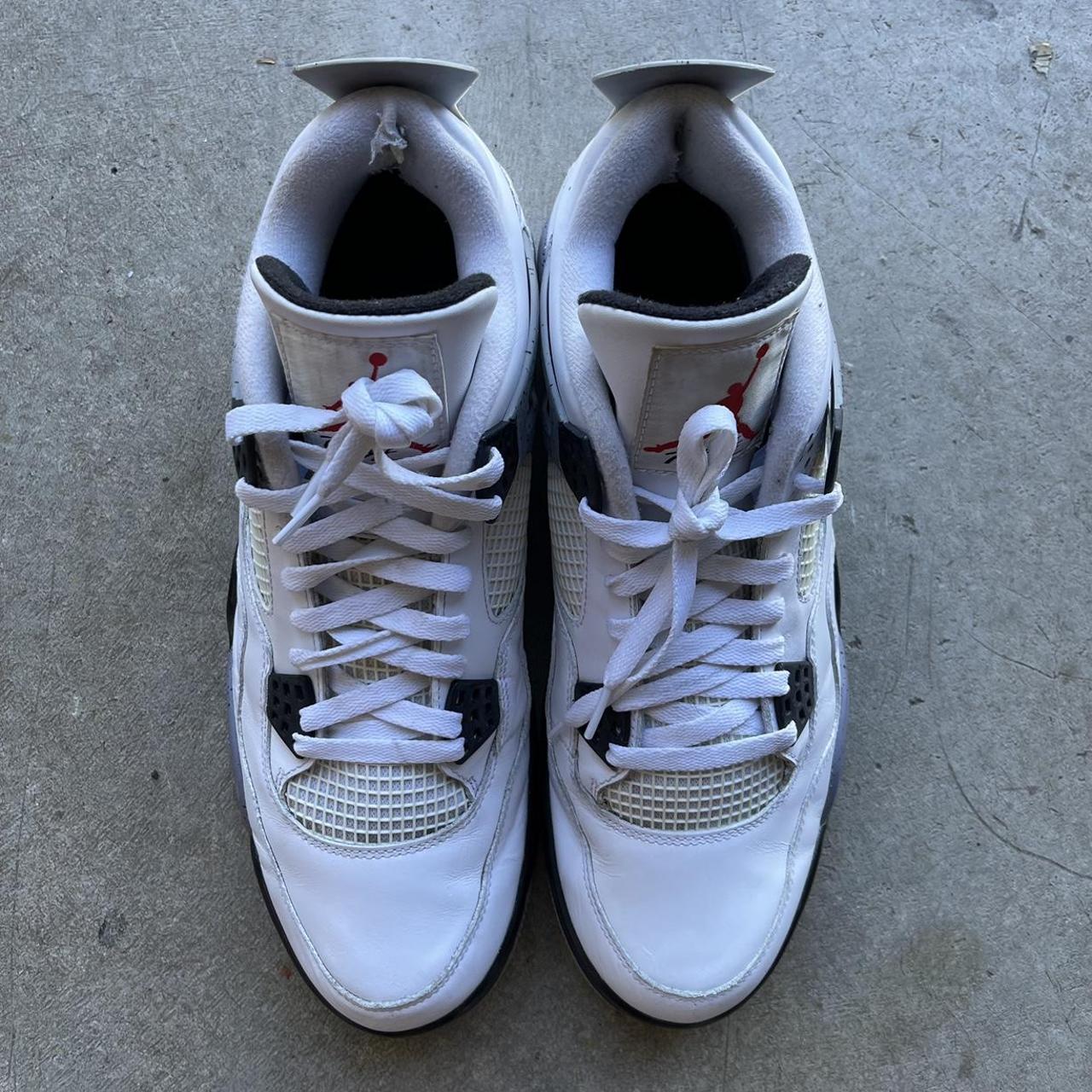 air jordan 4 white cement size 12