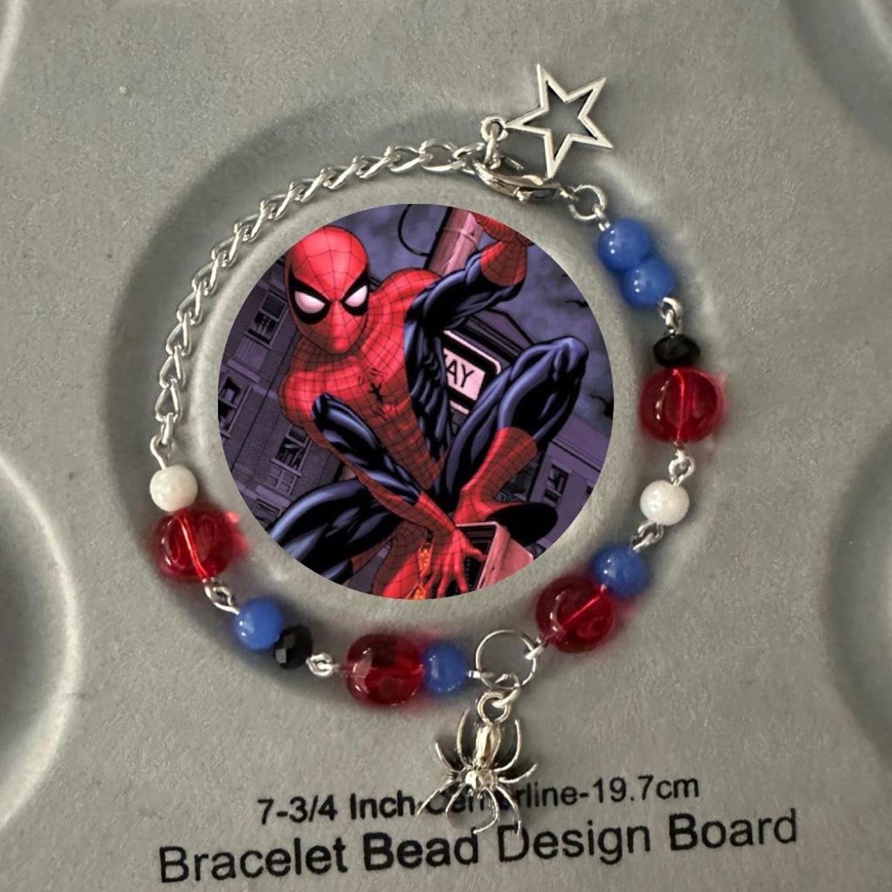 spider-man bracelet! ★ fits 7 3/4 in centerline and... - Depop