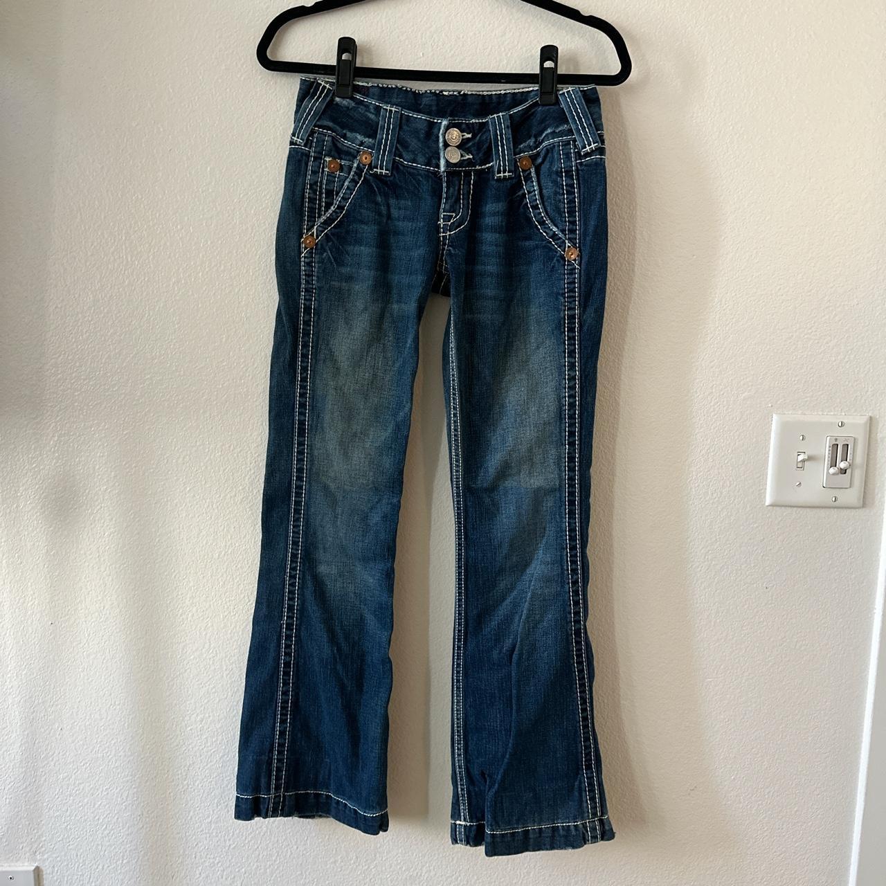 Low rise vintage bootcut true religion jeans - Depop