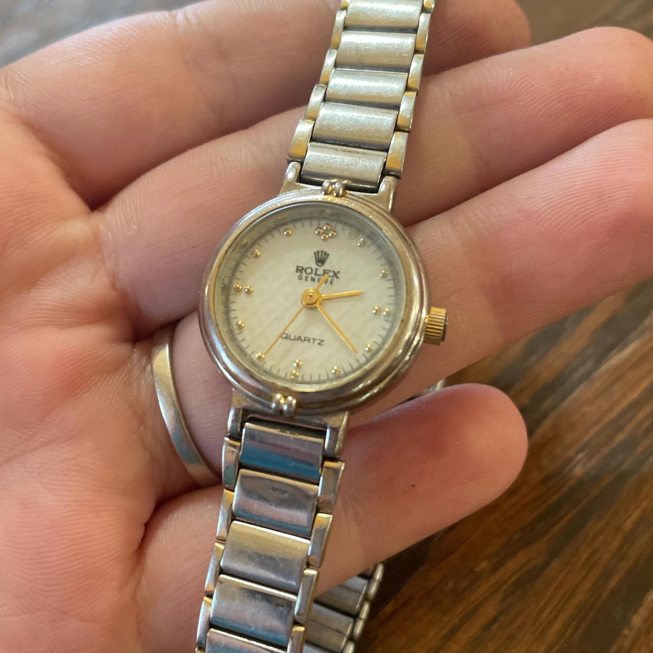 Authentic Vintage Rolex Argent Petite Ladies