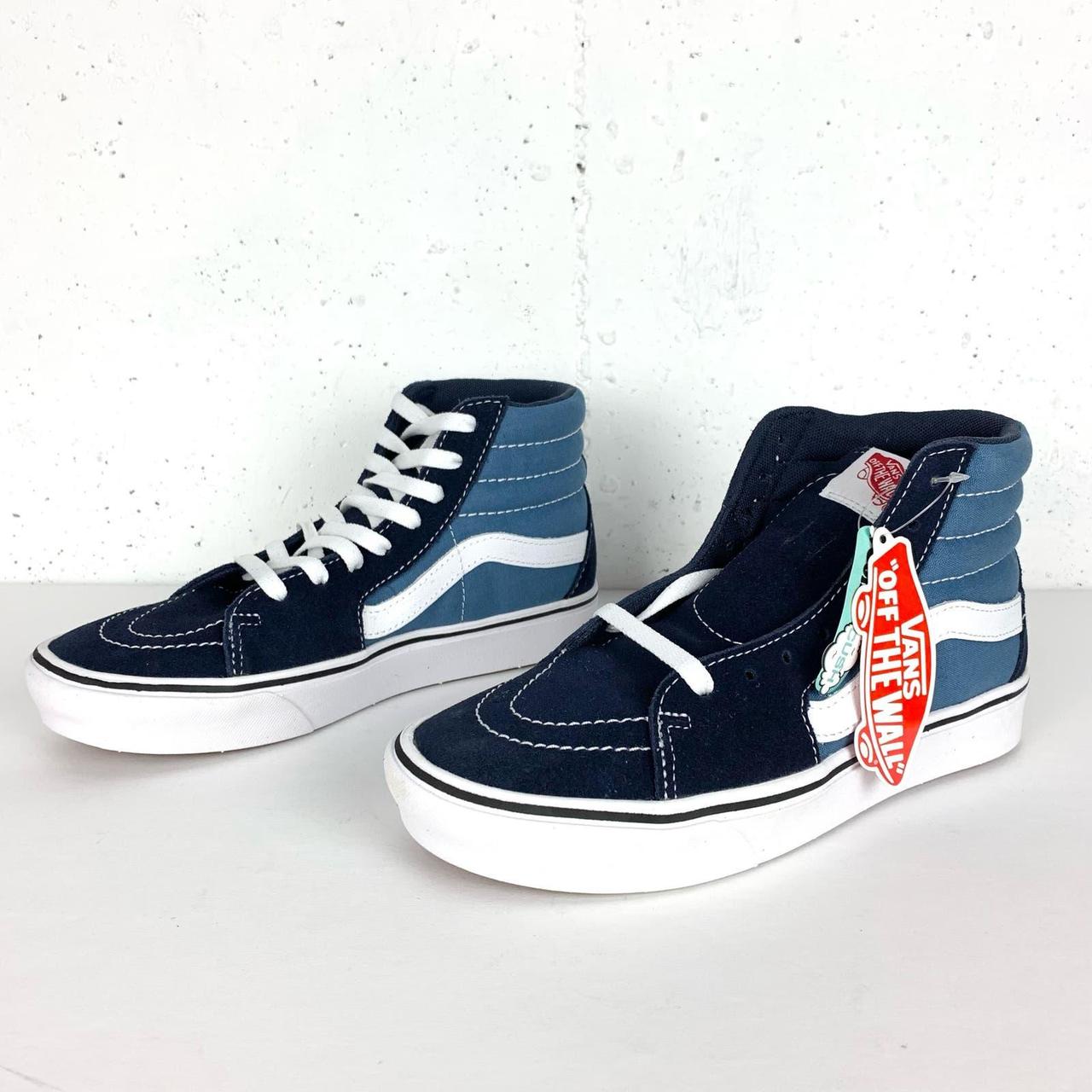 Blue lace clearance up vans