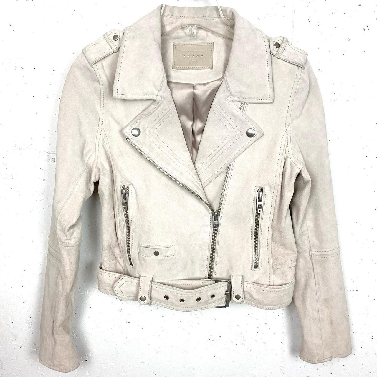 Blank hotsell NYC Metallic Moto Jacket