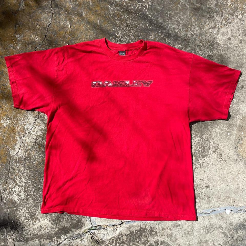 Vintage early 2000s oakley t-shirt... - Depop